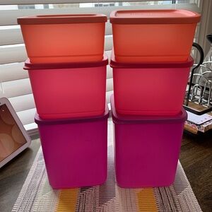 Tupperware Pink Storage Container